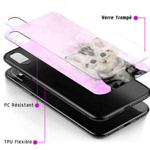 Coque pour smartphone Personnalisable avec Chat
