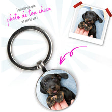 Charger l&#39;image dans la galerie, Porte-clé Personnalisable - Photo de Chien