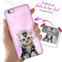 Charger l&#39;image dans la galerie, Coque pour smartphone Personnalisable avec Chat