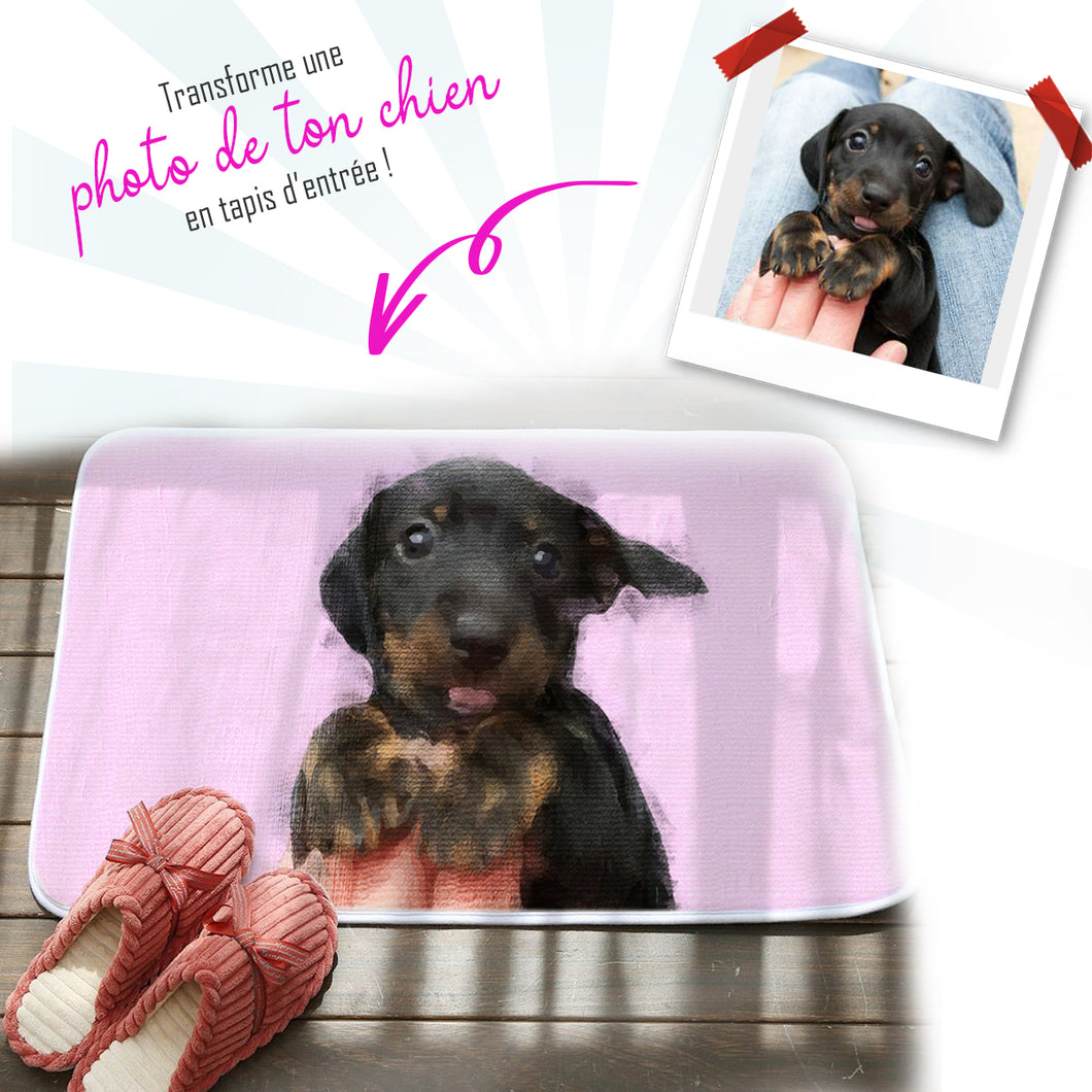 Paillasson Personnalisable - Peinture de Chien