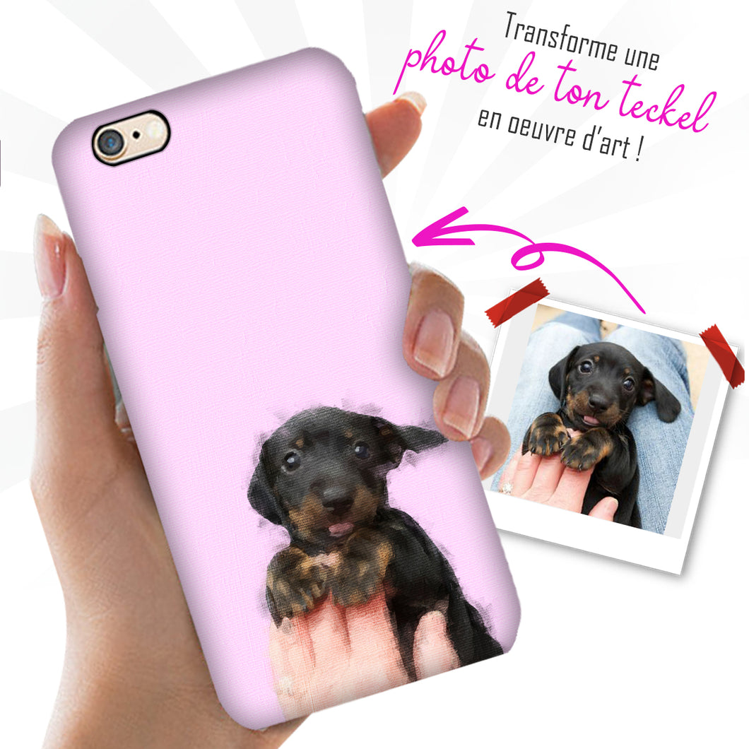 Coque pour smartphone Personnalisable avec Teckel